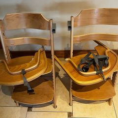 Wooden high chairs