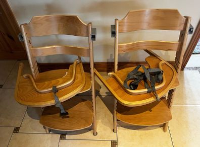 Wooden high chairs