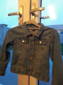 Jeans jacket girls size 7-8years