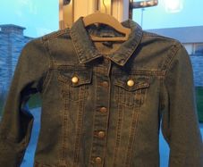 Jeans jacket girls size 7-8years