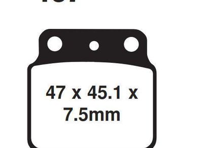 Suzuki Lt-z400 Z400  Rear Pads