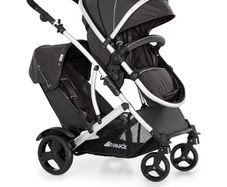 hauck Duett 2, Black - Baby & Toddler Tandem Pushchair double buggy