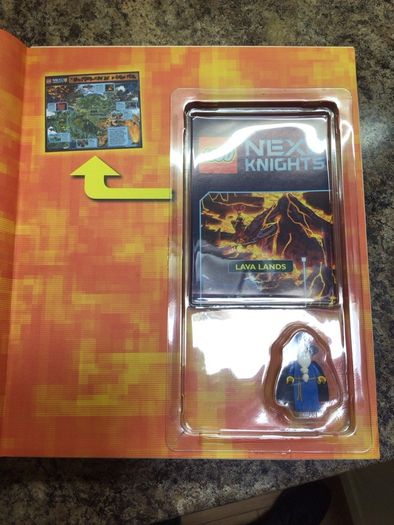 lego nexo knights  the book of knights - with mini figure