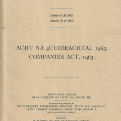 Companies Act 1963 Hardcover
