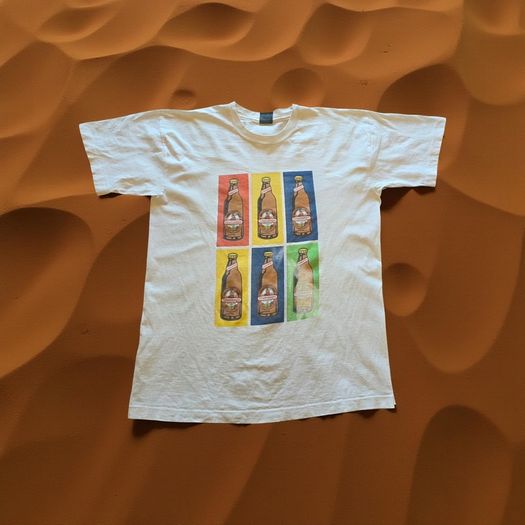 Vintage 90s Cruzcampo Beer T-Shirt Size Medium