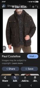 Mens wax Jacket