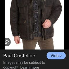 Mens wax Jacket