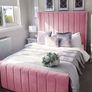 New Double Zara wingback bed & Mattress Image 3