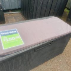 outdoor seat/storage box