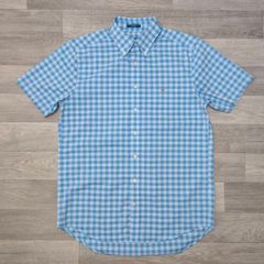 Gant Button Down Short Sleeves Shirt Mens Medium