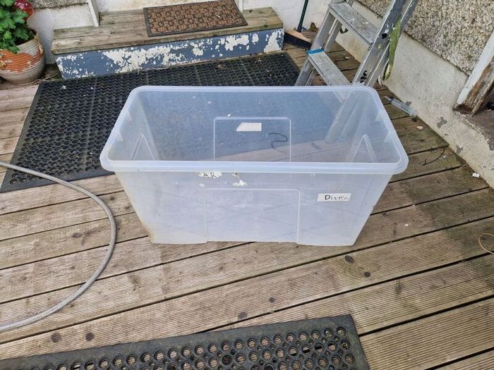 large plastics container