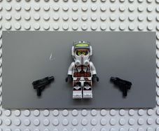 lego Star Wars sw1150 Clone Commando Tech, Experimental Unit Clone Force 99 minifigure