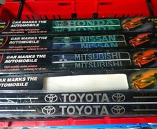 Audi BMW Honda Toyota Mitsubishi Nissan doorwell stick ons