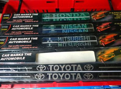 Audi BMW Honda Toyota Mitsubishi Nissan doorwell stick ons