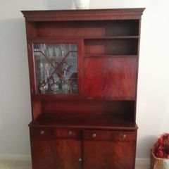 mahogany  cabinet