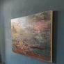 Large Original Abstract Painting Gold Bronze Green Celtic Landscape Art Irish Contemporary Art Image 8