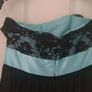 black lace strapless dress Image 4