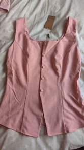 Pink waistcoat size 10