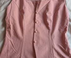 Pink waistcoat size 10