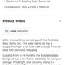 Folding baby swing set Image 3