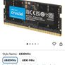 Crucial DDR5 4800 MHz Laptop RAM - 16GB Image 2