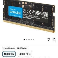 Crucial DDR5 4800 MHz Laptop RAM - 16GB