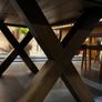 Solid Oak Dining Table 180cm, Ex display Like New Image 8
