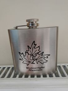 Wainwright Museum hip flask