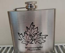 Wainwright Museum hip flask