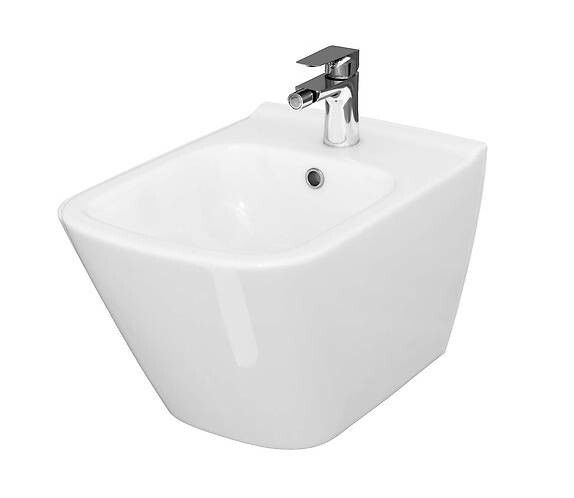 Cersanit wall hung bidet with a concealed frame.