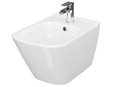 Cersanit wall hung bidet with a concealed frame.
