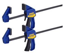 Irwin T5122qcel7 Quick-grip Medium-duty Bar Clamp Twin Pack 300mm / 12"