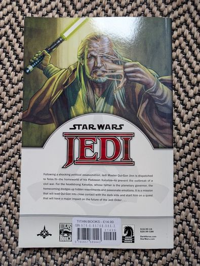 Star Wars Jedi Vol 1 The Dark Side Graphic Novel Dark Horse Qui-Gon Jinn Xanatos TPB