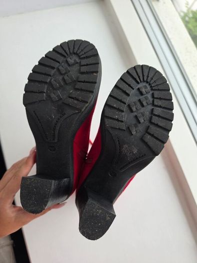 Guess Red Suede Boots