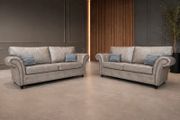 Oakland Mink Suede Leather Sofa Set