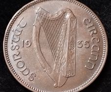 Ireland - 1935 - Half Penny - AU - KM.2 - [889]