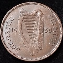 Ireland - 1935 - Half Penny - AU - KM.2 - [889]