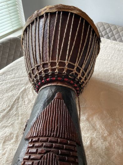 Hand Carved Authentic African Djembe
