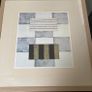 Set Of 3 Wooden Framed Abstract Prints Image 2