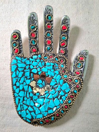 CLEARANCE Exquisite Metal Incense Holder with Genuine Stones - Perfect for Smudging & Ceremonial Use