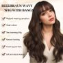 Brand New Long Curly Heat-Resistant Synthetic Wig Women's Natural Look Image 3
