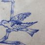 Antique Davenport Blue Transferware, Staffordshire, "Nile" Plate 10,2" Image 4