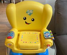 Fisher Price Laugh and Laugh Yellow Chair
