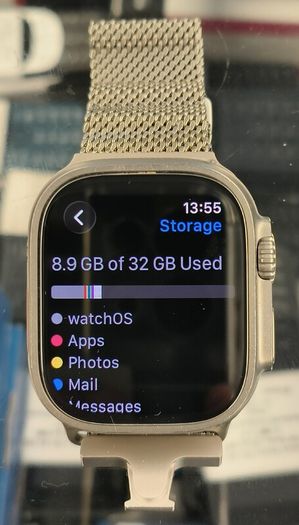 Apple Watch Ultra Gen1 GPS + Cellular, 49mm Titanium & Ceramic Case (Battery: 83%) Excellent