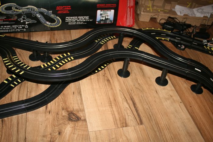 Furious Challenger Road Racing Slot Car Set Electric Powered Kids or Adults Toy (65" long)