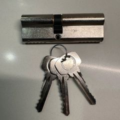 Yale Fire Rated 1 Star 6-Pin Euro Cylinder Lock 40-50 (90mm) Satin Nickel