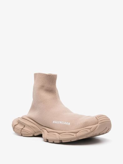 Authentic Balenciaga Speed Sneakers - Beige - Size EU 37/ UK 4
