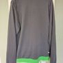 Grey & Green Puma Tracksuit top Image 3