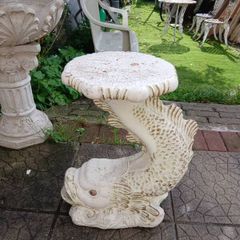 fish pedestal plant stand