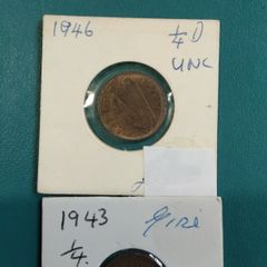 Three Eire Farthings